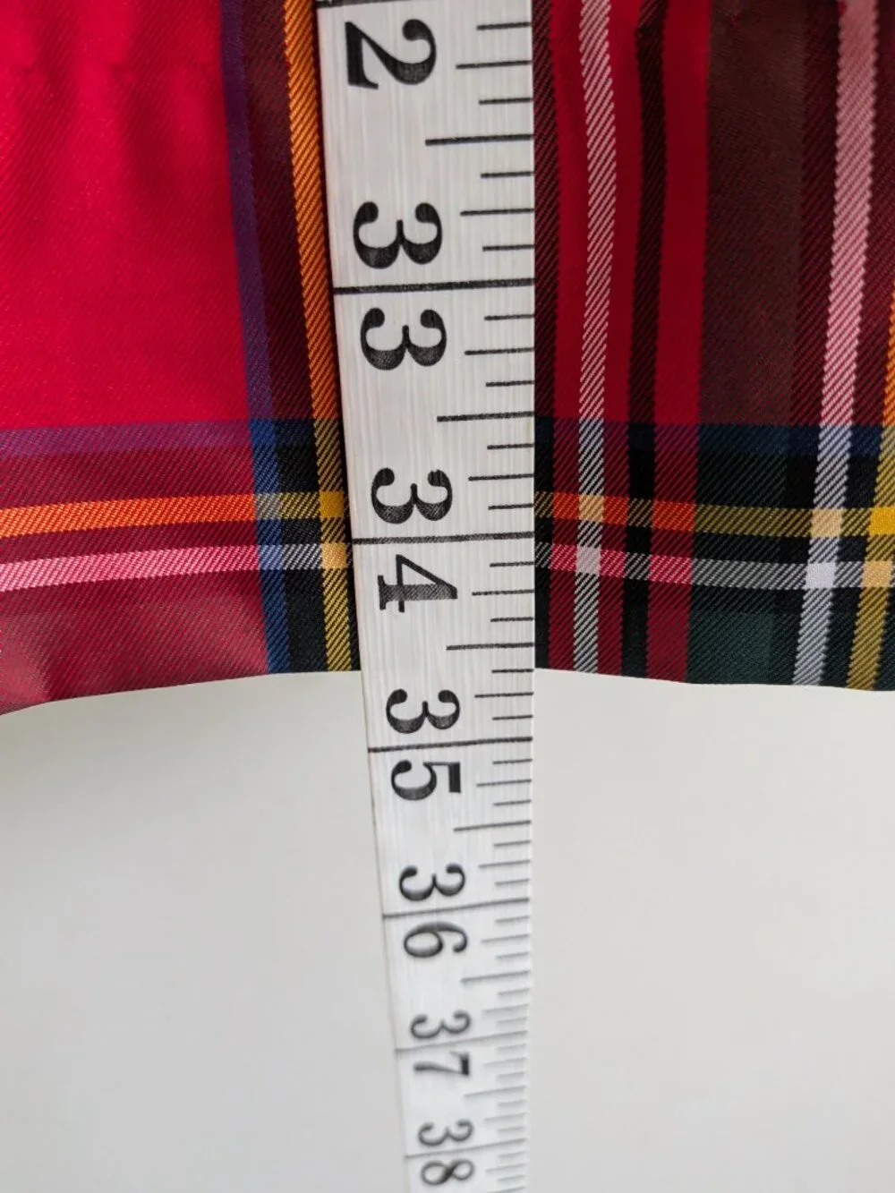 Girls Polo Ralph Lauren Dress Red Christmas Plaid Size 16 NO BELT Fit & Flare